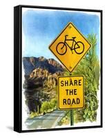 Share the Road, Gates Pass, 2004-Lucy Masterman-Framed Stretched Canvas