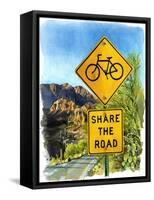 Share the Road, Gates Pass, 2004-Lucy Masterman-Framed Stretched Canvas