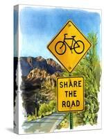 Share the Road, Gates Pass, 2004-Lucy Masterman-Stretched Canvas