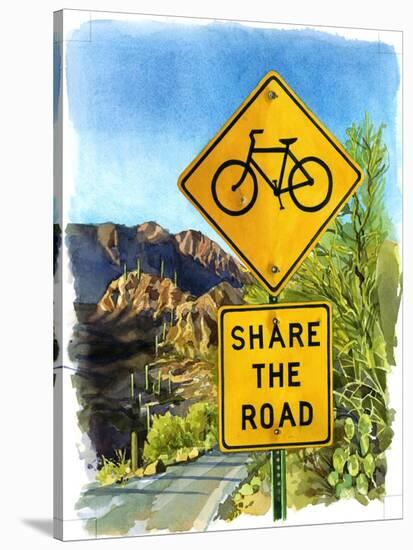 Share the Road, Gates Pass, 2004-Lucy Masterman-Stretched Canvas