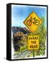 Share the Road, Gates Pass, 2004-Lucy Masterman-Framed Stretched Canvas