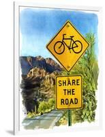 Share the Road, Gates Pass, 2004-Lucy Masterman-Framed Giclee Print