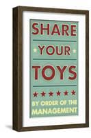 Share Your Toys-John Golden-Framed Giclee Print