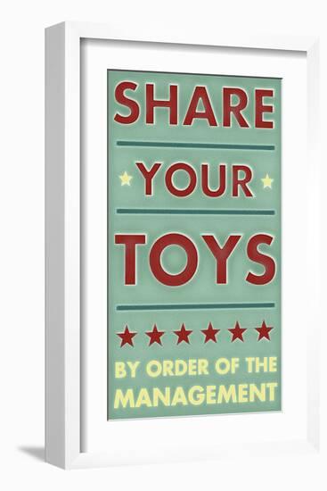 Share Your Toys-John Golden-Framed Giclee Print