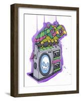 Shared A Beat-Ric Stultz-Framed Giclee Print