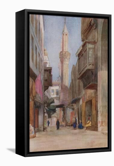 Sharia-El-Azhar, Cairo-Walter Spencer-Stanhope Tyrwhitt-Framed Stretched Canvas