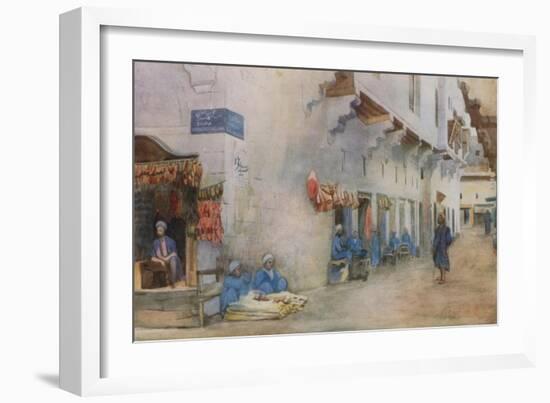 Sharia-El-Kerabiyeh, or Street of the Water Carriers, Cairo-Walter Spencer-Stanhope Tyrwhitt-Framed Giclee Print