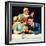 Sharing A Soda-Norman Rockwell-Framed Premium Giclee Print