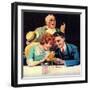 Sharing A Soda-Norman Rockwell-Framed Premium Giclee Print