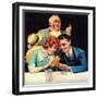 Sharing A Soda-Norman Rockwell-Framed Giclee Print