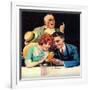 Sharing A Soda-Norman Rockwell-Framed Giclee Print