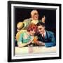 Sharing A Soda-Norman Rockwell-Framed Giclee Print