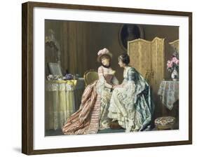 Sharing Confidences-Charles Baugniet-Framed Giclee Print