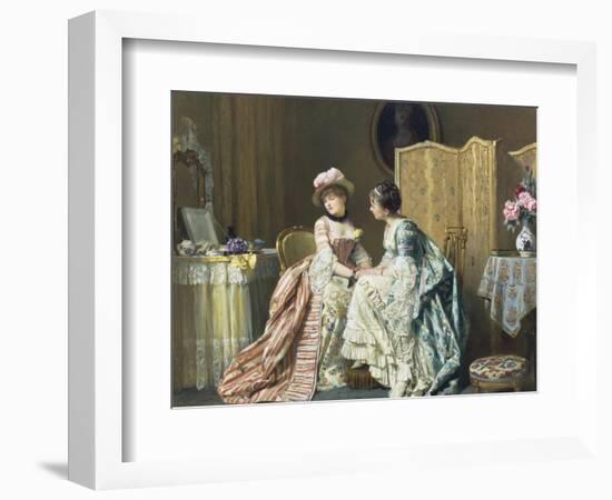 Sharing Confidences-Charles Baugniet-Framed Giclee Print