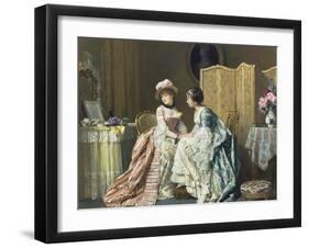 Sharing Confidences-Charles Baugniet-Framed Giclee Print