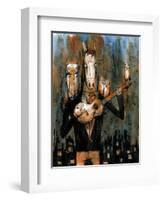 Sharing His Songs-Ric Stultz-Framed Giclee Print