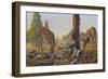 Sharing Lunch-Geno Peoples-Framed Giclee Print