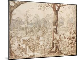 Sharing Out the Game, 1525-1535-Bernaert Van Orley-Mounted Giclee Print