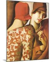 Sharing Secrets-Tamara de Lempicka-Mounted Giclee Print