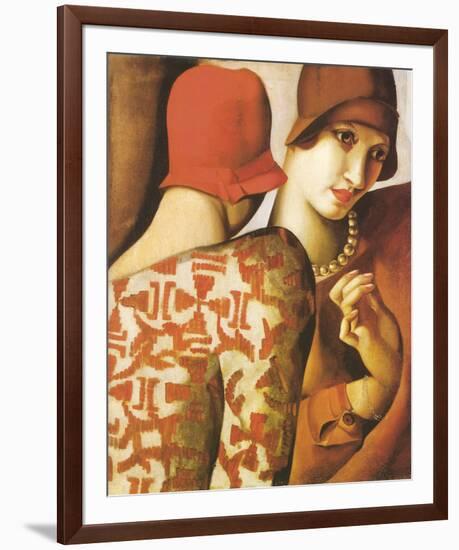 Sharing Secrets-Tamara de Lempicka-Framed Giclee Print