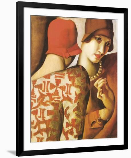 Sharing Secrets-Tamara de Lempicka-Framed Giclee Print