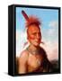 Sharitarish (Wicked Chief), Pawnee-Charles Bird King-Framed Stretched Canvas