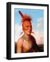 Sharitarish (Wicked Chief), Pawnee-Charles Bird King-Framed Giclee Print