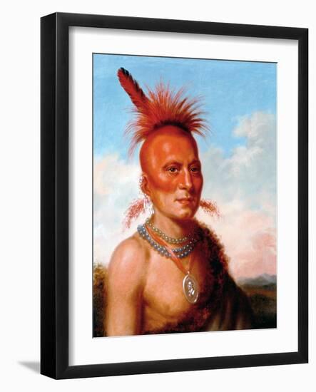 Sharitarish (Wicked Chief), Pawnee-Charles Bird King-Framed Giclee Print