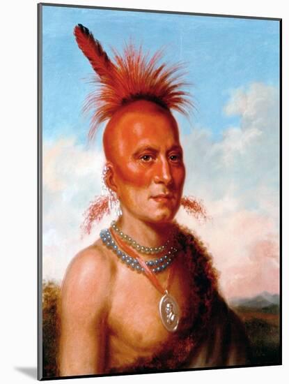 Sharitarish (Wicked Chief), Pawnee-Charles Bird King-Mounted Giclee Print