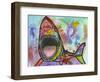 Shark 1-Dean Russo-Framed Giclee Print