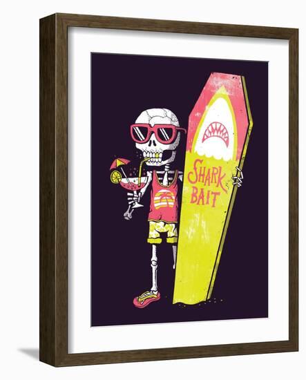 Shark Bait-Michael Buxton-Framed Art Print