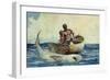 Shark Fishing, 1885-Winslow Homer-Framed Premium Giclee Print