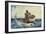 Shark Fishing, 1885-Winslow Homer-Framed Giclee Print