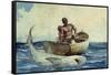 Shark Fishing, 1885-Winslow Homer-Framed Stretched Canvas