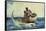 Shark Fishing, 1885-Winslow Homer-Framed Stretched Canvas