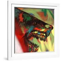 Shark Head Study 1-Shark Toof-Framed Art Print