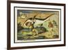 Shark-Hunt-Jean Marc Cote-Framed Premium Giclee Print