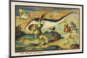 Shark-Hunt-Jean Marc Cote-Mounted Art Print