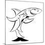 Shark in a suit - allegory-Neale Osborne-Mounted Giclee Print