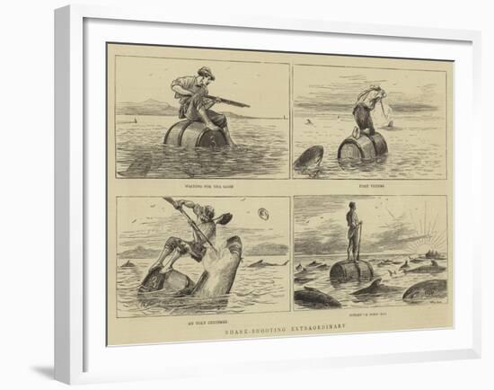 Shark-Shooting Extraordinary-William Ralston-Framed Giclee Print