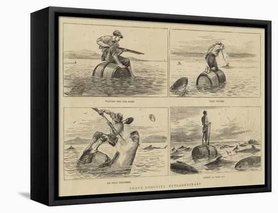 Shark-Shooting Extraordinary-William Ralston-Framed Stretched Canvas