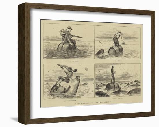 Shark-Shooting Extraordinary-William Ralston-Framed Giclee Print