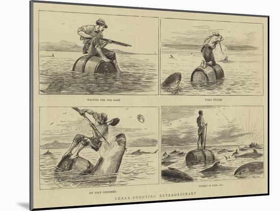 Shark-Shooting Extraordinary-William Ralston-Mounted Giclee Print