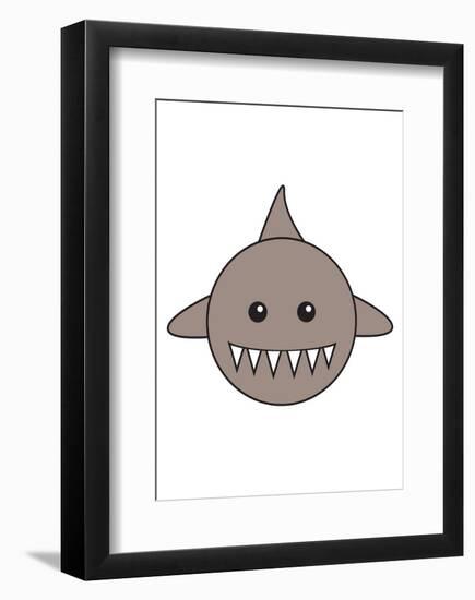 Shark-null-Framed Giclee Print