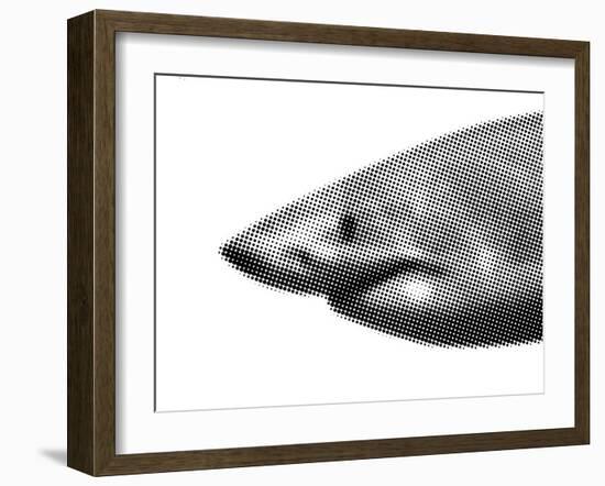 Shark-sean gladwell-Framed Art Print