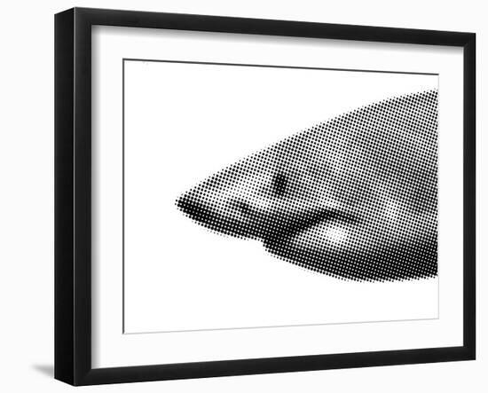 Shark-sean gladwell-Framed Art Print