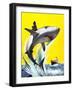 Shark-null-Framed Giclee Print