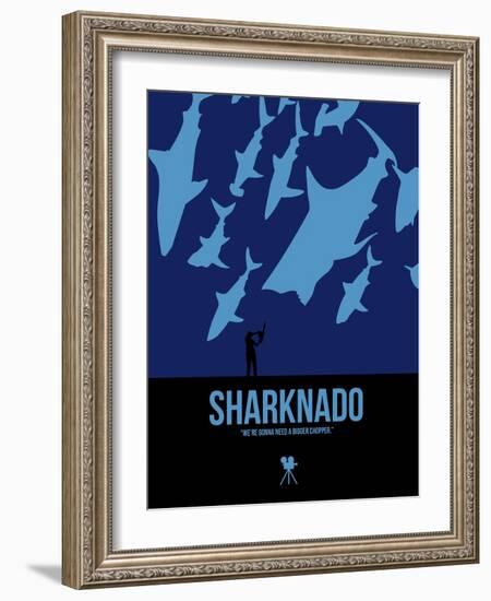 Sharknado-David Brodsky-Framed Art Print