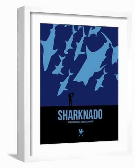 Sharknado-David Brodsky-Framed Art Print