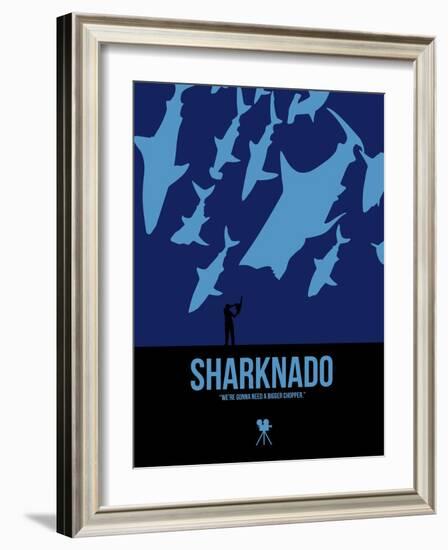 Sharknado-David Brodsky-Framed Art Print